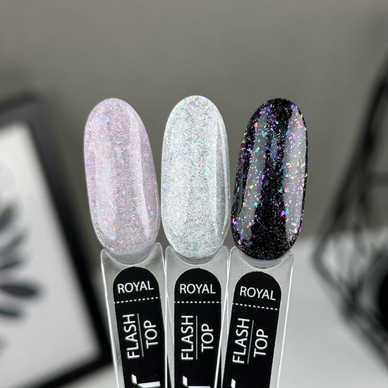 ART Flash Top Royal - светоотражающий топ БЕЗ липкого слоя, 10 мл4