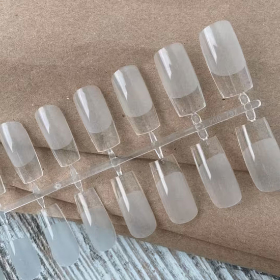 Гелевые типсы для наращивания Molekula квадрат, 240 шт, Размер: Квадрат2