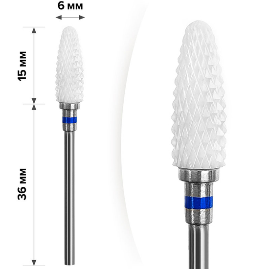 Керамічна фреза mART M-201 - Кукурудза Blue (Середня жорсткість)