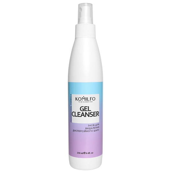 Komilfo Gel Cleanser - средство для снятия липкого слоя, 250 мл, Объем: 250 мл
, Вид: Средство для снятия липкого слоя