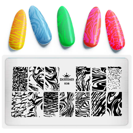 Пластина для стемпінгу Designer 038