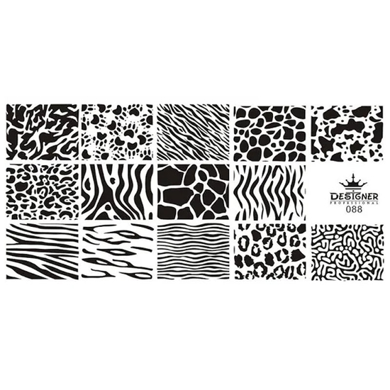 Пластина для стемпинга Designer 088