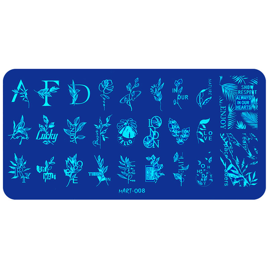 Пластина для стемпінгу mART 008, Колір: 008