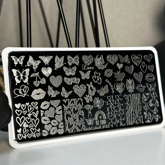 Пластина для стемпінгу RichColor-063, Колір: 063