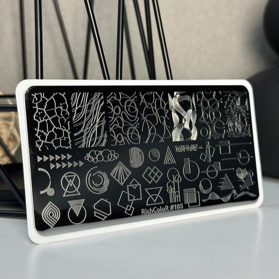 Пластина для стемпінгу RichColor-105, Колір: 1054