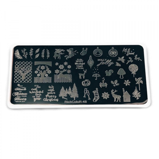 Пластина для стемпинга RichColor-048, Колір: 0482