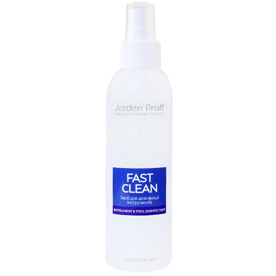 Дезінфектор для інструментів Fastclean Jerden PROFF 200 мл, Об`єм: 200 мл