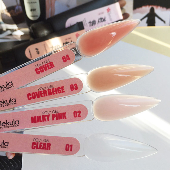 Полігель Molekula Poly Gel №04 Cover бежево-рожевий, напівпрозорий, 15 мл3