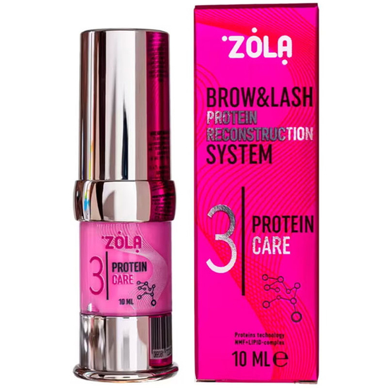 Состав для ламинирования бровей и ресниц ZOLA 03 Protein Care, 10 мл, Цвет: 03
