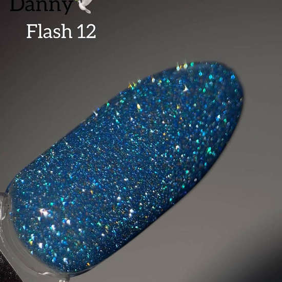 Світловідбивний гель-лак Danny Flash №12, 10 мл, Колір: 122
