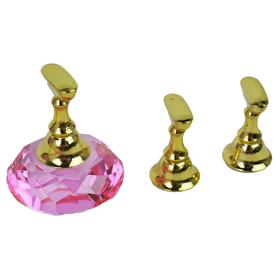 Подставка (держатель) под типсы на магнитной основе "Бриллиант" 5 шт, розовая, Цвет: Розовая
2