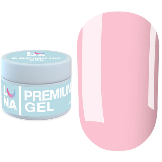 Гель для нарощування LUNA Gel Premium №07 15 мл, Об`єм: 15 мл, Колір: 07