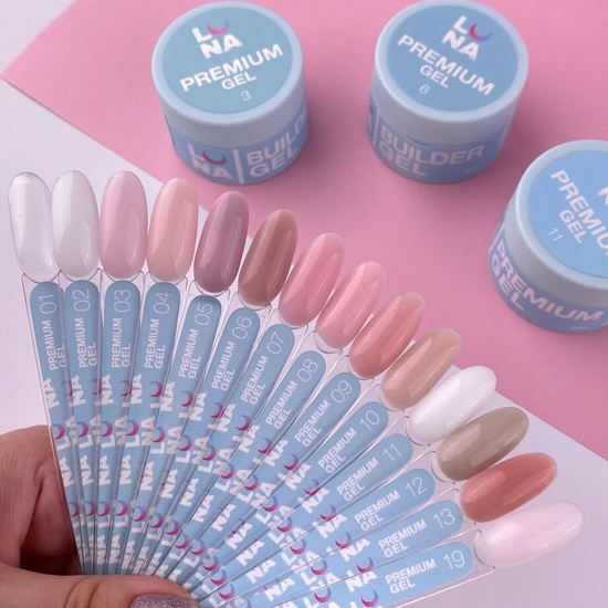Гель для нарощування LUNA Gel Premium №18 15 мл, Об`єм: 15 мл, Колір: 182