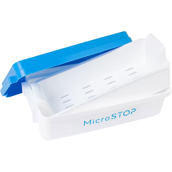 Контейнер для дезінфекції манікюрних інструментів MicroStop 1л, Об`єм: 1000 мл
