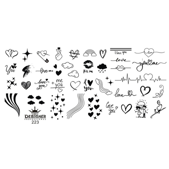 Пластина для стемпінгу Designer 223