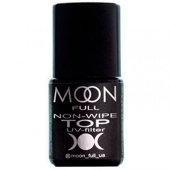 Топ для гель лака MOON FULL TOP NON-WIPE с UV-filter (без липкого слоя), 8 мл