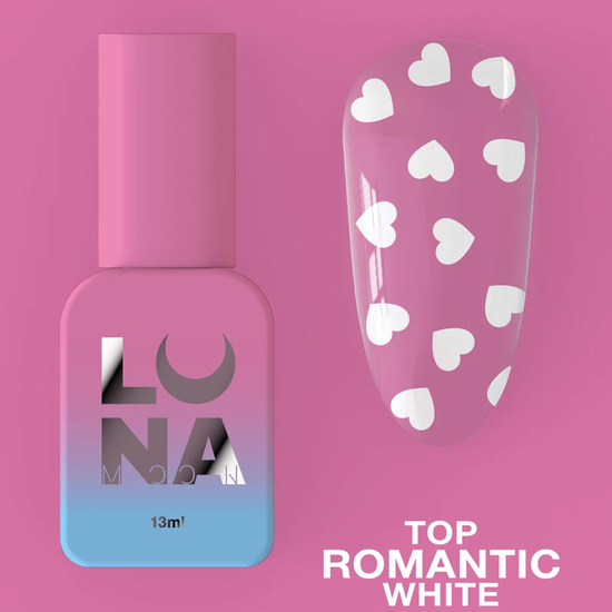 Топ для гель-лака LUNA Top Romantic White 13 мл, Объем: 13 мл, Цвет: Romantic White4