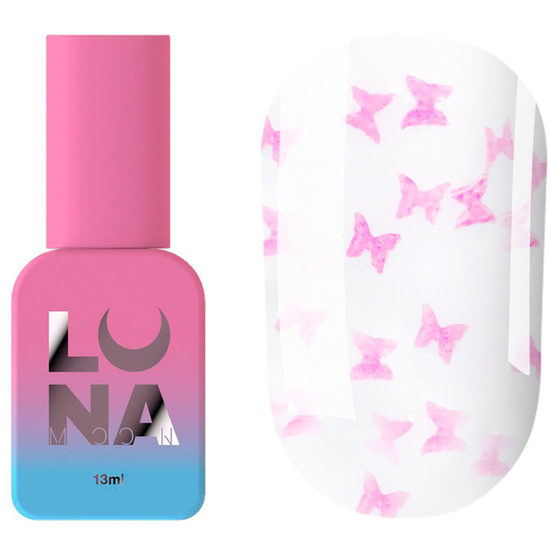 Топ для гель-лака LUNA Top Butterfly Pink 13 мл, Объем: 13 мл, Цвет: Pink