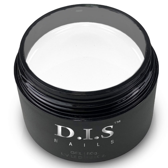 Гель для наращивания DIS Nails Hard White 50 г, Объем: 50 г, Цвет: White
