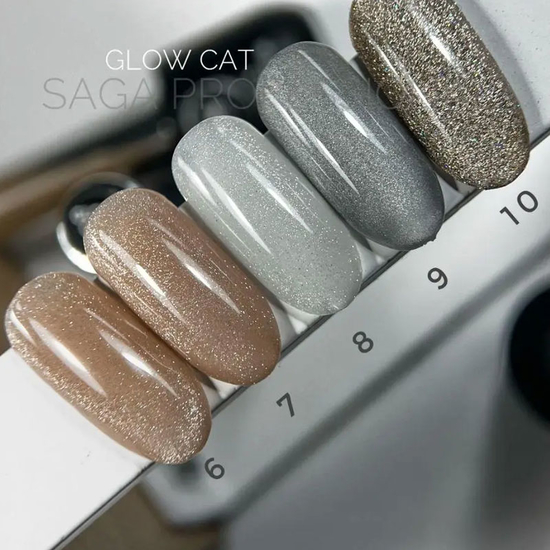 Гель-лак SAGA Glow Cat №10, 9 мл, Цвет: 10
3