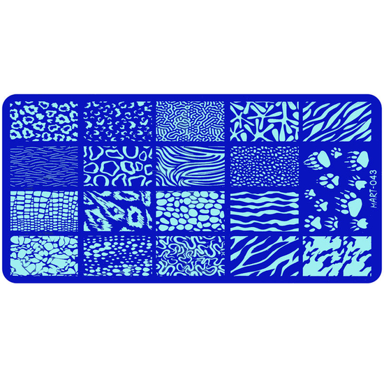 Пластина для стемпінгу mART 043, Колір: 043