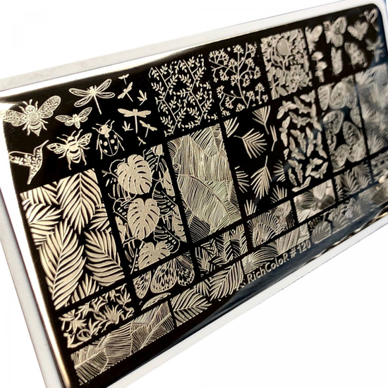 Пластина для стемпинга RichColor-120, Цвет: 1202