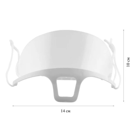 Защитная маска для лица пластиковая, прозрачная3