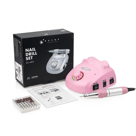 Фрезер BUCOS PRO ZS-603 PINK PROFESSIONAL 45W/35000 об., Колір: Pink5