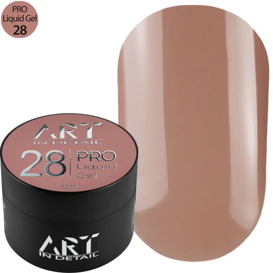 Гель ART PRO Liquid Builder Gel №28, 30 мл, Объем: 30 мл, Цвет: 28