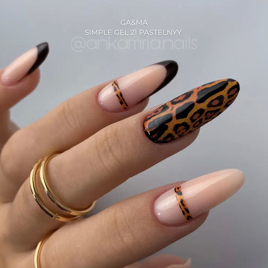 Гель для укрепления и наращивания GaMa Simple Gel №021 Pastelnyy 30 мл, Объем: 30 мл, Цвет: 0214