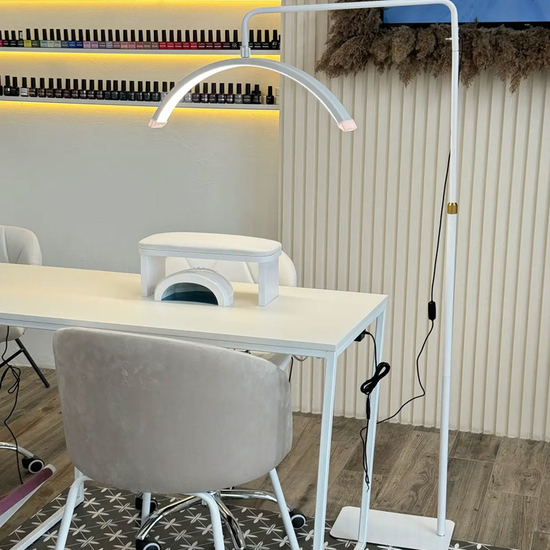 Лампа безтіньова для підлоги LED MOON 36 Вт Біла, Колір: Біла2