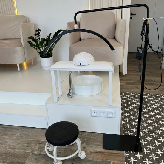 Лампа безтіньова для підлоги LED MOON 36 Вт Чорна, Колір: Чорна2