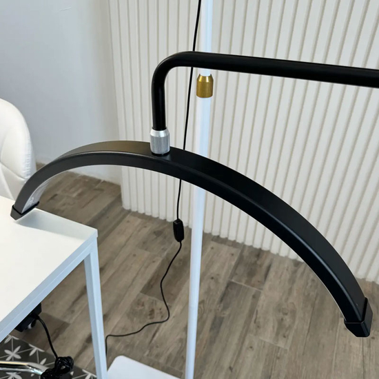 Лампа безтіньова для підлоги LED MOON 36 Вт Чорна, Колір: Чорна3