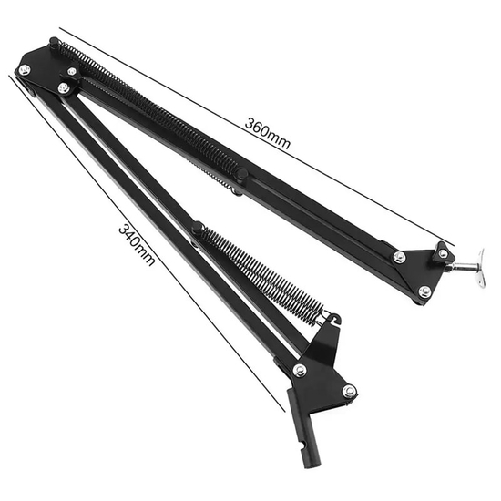 Настільна лампа SWING ARM AD-800 для освітлення та ідеальних відблисків на нігтях BLACK, Колір: Black4