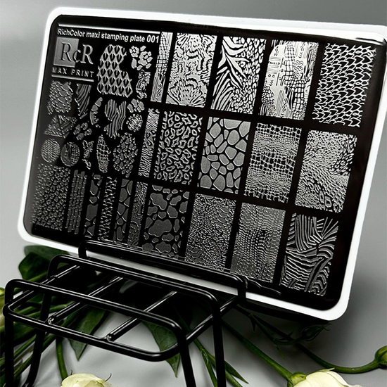 Пластина для стемпінгу RichColor MAX PRINT RcR-01, Колір: 012