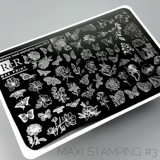 Пластина для стемпінгу RichColor MAX PRINT RcR-03, Колір: 03