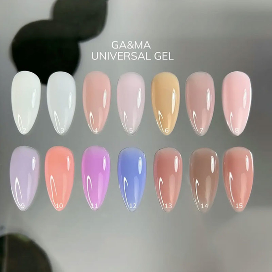 Универсальный гель GaMa Universal Gel №010 15 мл, Объем: 15 мл, Цвет: 010
2