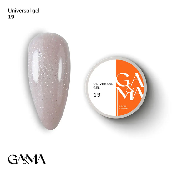 Универсальный гель GaMa Universal Gel №019 15 мл, Объем: 15 мл, Цвет: 019