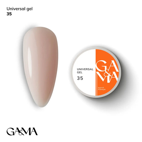 Універсальний гель GaMa Universal Gel №035 15 мл, Об`єм: 15 мл, Колір: 035