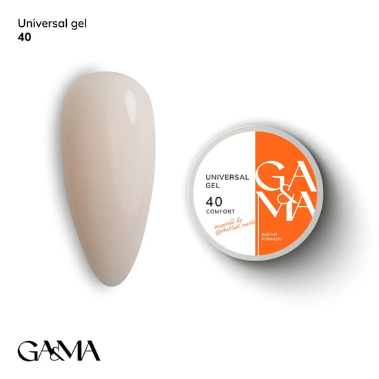 Универсальный гель GaMa Universal Gel №040 Comfort 15 мл, Объем: 15 мл, Цвет: 040