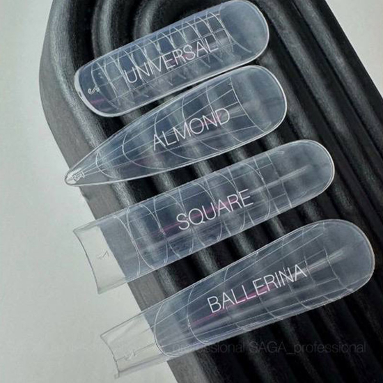 Верхние формы для наращивания SAGA Top Nail Forms Almond 240 шт, Размер: Almond2