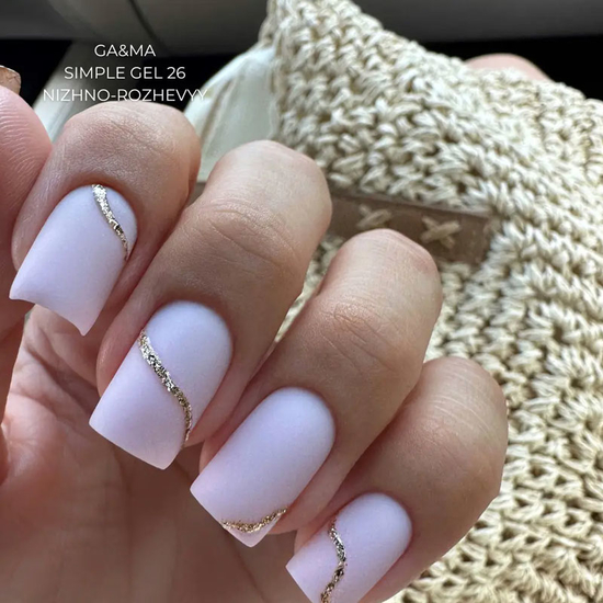 Гель для укрепления и наращивания GaMa Simple Gel №026 Nizhno rozhevyy 15 мл, Объем: 15 мл, Цвет: 0264