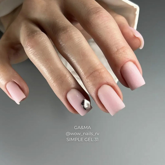 Гель для зміцнення та нарощування GaMa Simple Gel №031 Nizhnyy 15 мл, Об`єм: 15 мл, Колір: 0316