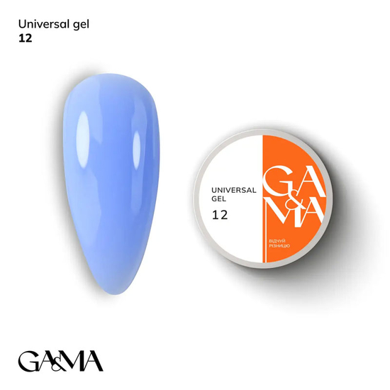 Універсальний гель GaMa Universal Gel №012 30 мл, Об`єм: 30 мл, Колір: 012