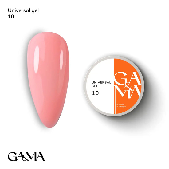 Універсальний гель GaMa Universal Gel №010 15 мл, Об`єм: 15 мл, Колір: 010