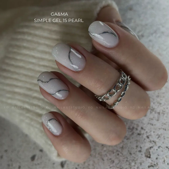 Гель для укрепления и наращивания GaMa Simple Gel №015 Pearl 15 мл, Объем: 15 мл, Цвет: 0156