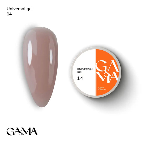 Универсальный гель GaMa Universal Gel №014 15 мл, Объем: 15 мл, Цвет: 014