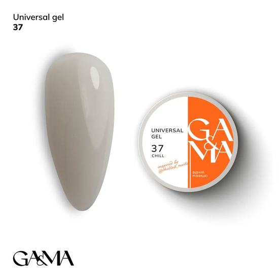 Універсальний гель GaMa Universal Gel №037 Chill 15 мл, Об`єм: 15 мл, Колір: 037