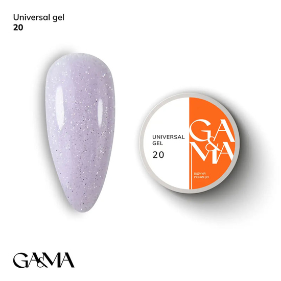 Універсальний гель GaMa Universal Gel №020 30 мл, Об`єм: 30 мл, Колір: 020