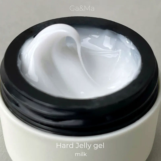 Гель для нарощування моделюючий GaMa Hard Jelly Gel Milk 30 мл, Об`єм: 30 мл, Колір: Milk4